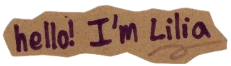 Hello! I'm Lilia